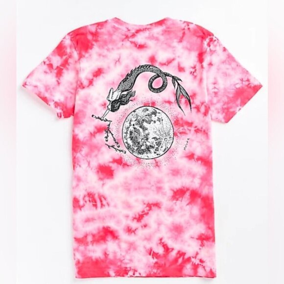 Melodie, Women's Over Moon Pink Tie Dye T-Shirt. Size: XS. NWT. (1769) - Picture 9 of 10